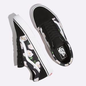 Vans Bayan Spor Ayakkabı Romantic Floral Old Skool Siyah/Beyaz | 74580-488